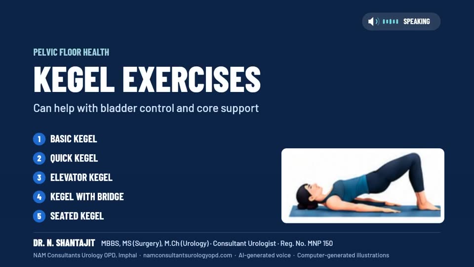 Kegel exercises follow-along video